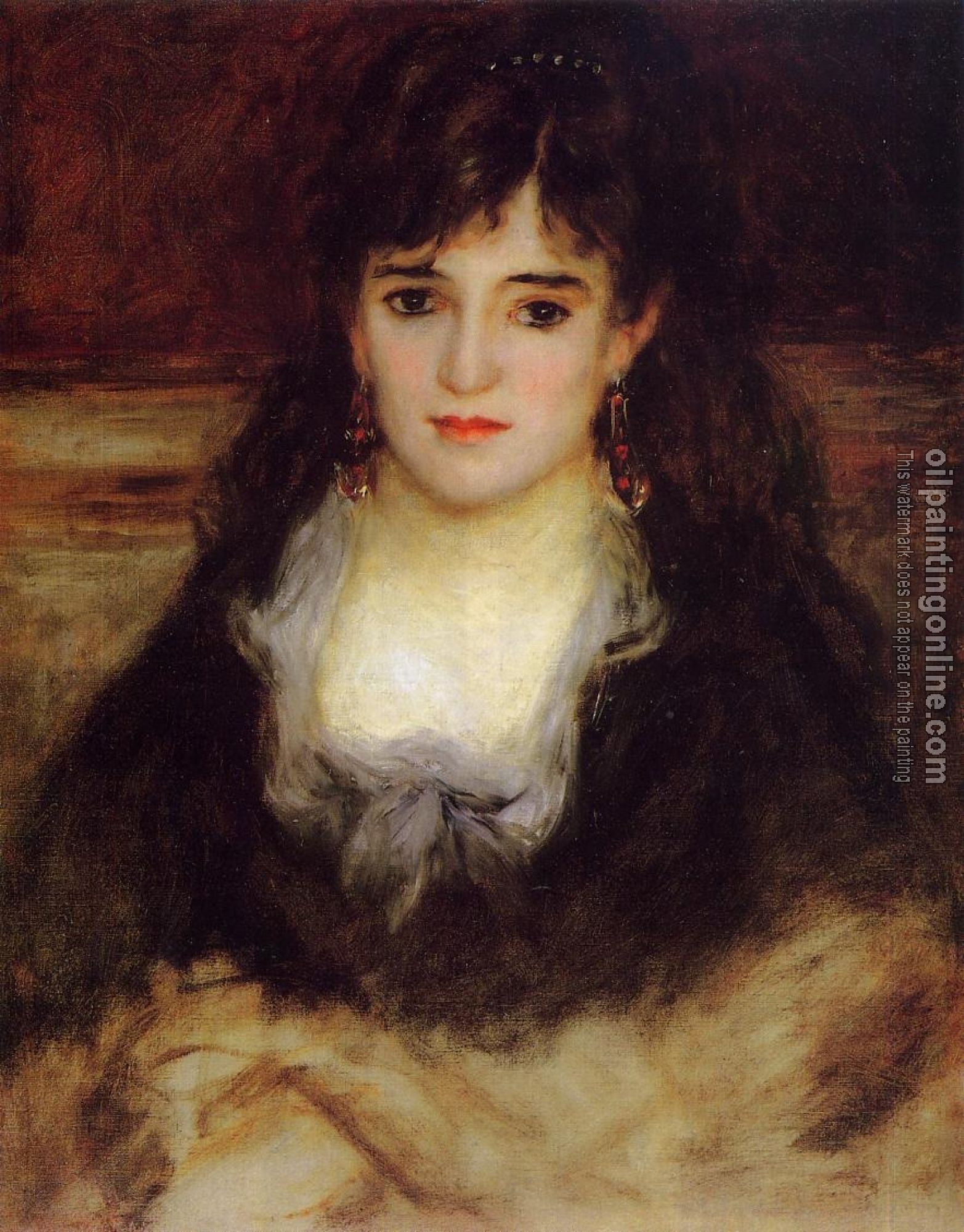 Renoir, Pierre Auguste - Portrait of a Woman, Nini Fish-Face